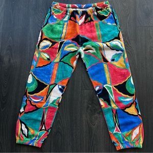 SUPREME X EMILIO PUCCI Fleece Pants Size M. Matching hoodie available.